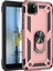 Huawei Honor 9s Kılıf Military Ring Holder Rose Gold 1