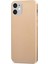 Matte Silikon Apple iPhone 12 Kılıf Gold 2