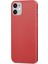 Matte Silikon Apple iPhone 12 Mini Kılıf Kırmızı 2