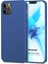 Matte Silikon Apple iPhone 12 Pro Max Kılıf Lacivert 1