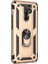 Xiaomi Redmi 9 Kılıf Military Ring Holder Gold 2