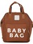 Taba Baby Bag Baskılı Cepli Anne Bebek Bakım Sırt Çantası 1