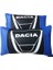 Dacia Mavi Deri Boyun Yastığı 1