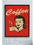 Coffe Girl Mutfak Çerçeveli Tablo 21 x 30 cm 1