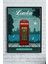 Londra Vintage Çerçeveli Tablo 21 x 30 cm 1