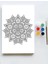 Mandala Tuval Kanvas Tablo Boyama Hobi Seti 70 x 100 cm Büyük+ Boy 1