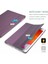 Fujimax Apple ipad 8. Nesil 10.2 inç A2428 A2429 A2430 A2270 Seri Uyku Modlu Sert P.C Yatay Standlı Smart Kılıf 5