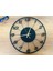 Dekoratif Türkçe Rakamlı Metal Duvar Saati ÇAP:45CM 4