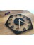 Dekoratif Türkçe Rakamlı Metal Duvar Saati ÖLÇÜ:45X39CM 3