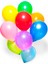 100 Adet Metalik Zincir Balon Seti 4