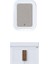 Pio 70 cm Antique White Banyo Dolabı Mat Beyaz Ahşap Kulplu 5