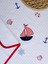 babystore %100 Pamuk Lacivert Yelken Desenli Bebek Pikesi 2