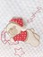 babystore %100 Pamuk Kırmızı Büyük Puanlı Uyuyan Ayı Desenli Bebek Pikesi 3