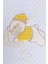 babystore %100 Pamuk Sarı Büyük Puanlı Uyuyan Ayı Desenli Bebek Pikesi 3