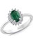 Pırlanta Zümrüt Taşlı Yüzük 1