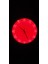 Kırmızı LED Işıklı 30 cm Duvar Saati Metal Çerçeveli CL30KR 4