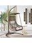 Alaçatı Tekli Rattan Bahçe Salıncağı | Balkon Salıncağı 1
