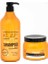 Keratin Tuzsuz Şampuan 1000 ml + Keratin Saç Maskesi 500 ml 1