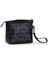 Kadın Basic Clutch Çanta Monogram Desenli Logolu Siyah Gri (4010SG) 214009 1