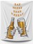 Duvar Örtüsü Eat-Sleep-Beer-Repeat 2