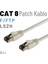 CAT8 F/FTP Ethernet (Network, LAN) Kablosu, Gri, 25 cm 2