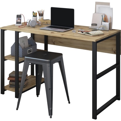 Rani Çalışma Ofis Bilgisayar Masası Metal Ayaklı Modern Fiyatı