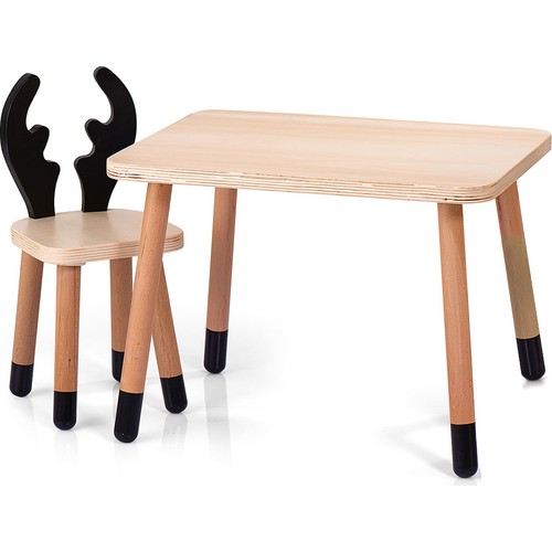 Neone Montessori Çocuk Masa Sandalye Takımı Geyik Kulak Fiyatı Neone Montessori Çocuk Masa Sandalye Takımı Geyik Kulak Fiyatı