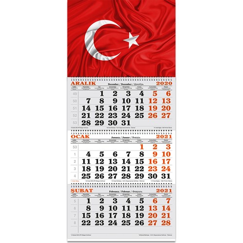 Keskin Color Spiralli Denizci Takvimi Bayrak 2021 Fiyatı