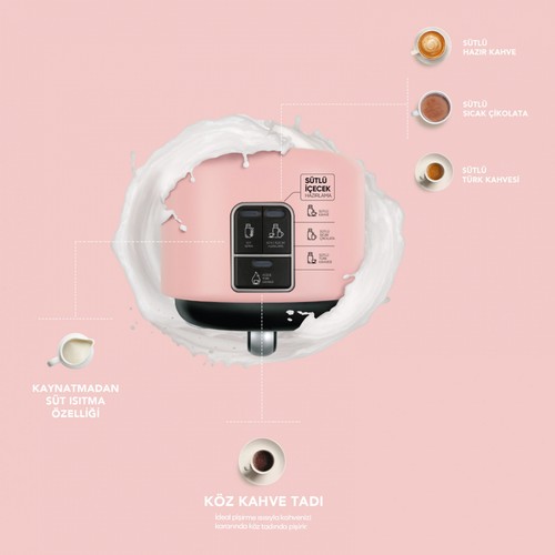 Karaca Hatır Moduna Göre Türk Kahve Makinesi Pearly Pink Fiyatı