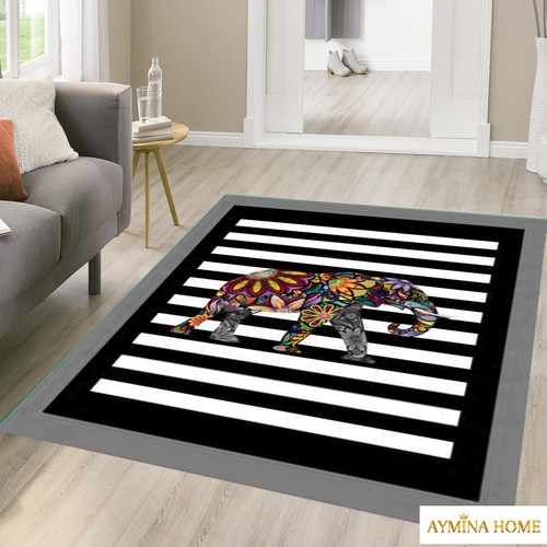 aymina home kaymaz taban dijital baski hali kilim yolluk fiyati