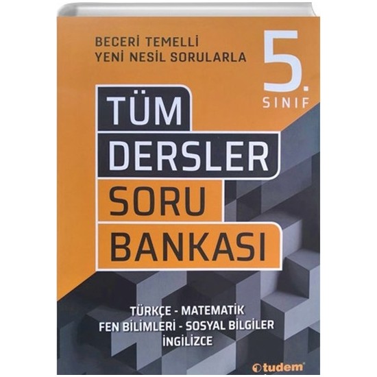 Tudem Yayınları 5.Sınıf Tüm Dersler Beceri Temelli Soru Bankası