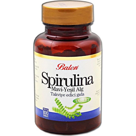 Balen Spirulina Tablet 100 Adet 700 Mg Yosun Hapı Fiyatı