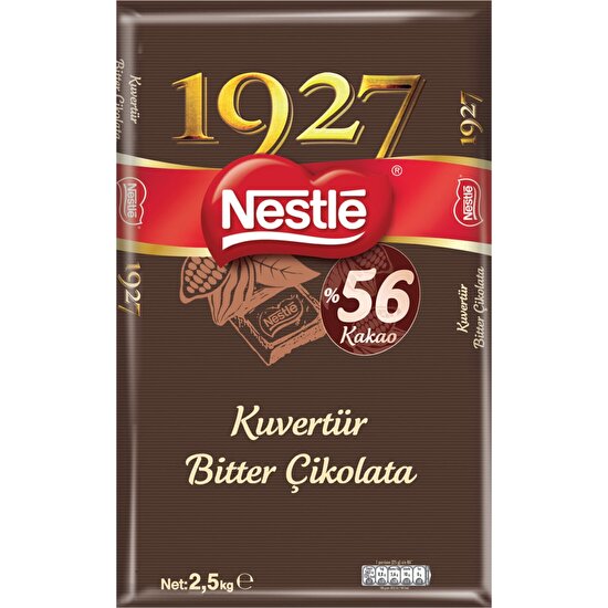 Nestle 1927 Bitter Kuvertür Çikolata 2,5 kg