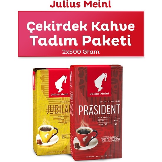 Julius Meinl Çekirdek Kahve Tadım Paketi 1 kg Fiyatı