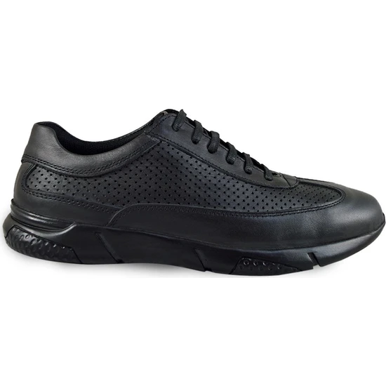 Oks Footwear  Gepard OKS-616 Siyah Deri Spor Ayakkabı