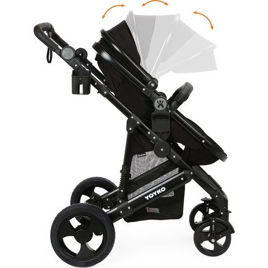 Yoyko Ultimate Travel Sistem Bebek Arabası 3 in 1 Siyah Fiyatı Yoyko Ultimate Travel Sistem Bebek Arabası 3 in 1 Siyah Fiyatı