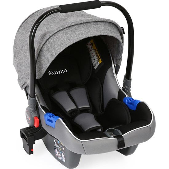 Yoyko Ultimate Travel Sistem Bebek Arabası 3 in 1 Gri