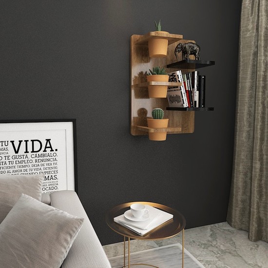 Odun Concept Ahşap Duvar Tipi Kitaplık ve Çiçeklik Dekor Fiyatı Odun Concept Ahşap Duvar Tipi Kitaplık ve Çiçeklik Dekor Fiyatı