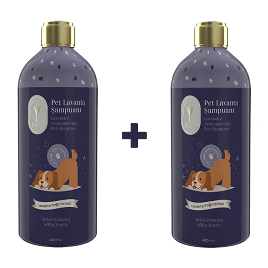 Gallipoli Lavender Lavanta Yağlı Pet Şampuanı 400 ml x 2 Adet