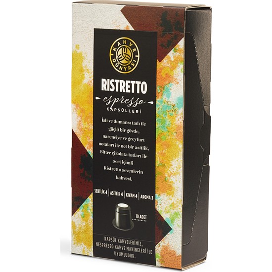 Kahve Dünyası Kapsül Kahve Ristretto 10�lu Fiyatı