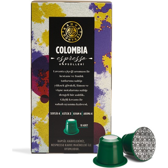 Kahve Dünyası Kapsül Kahve Colombia 10�lu Fiyatı