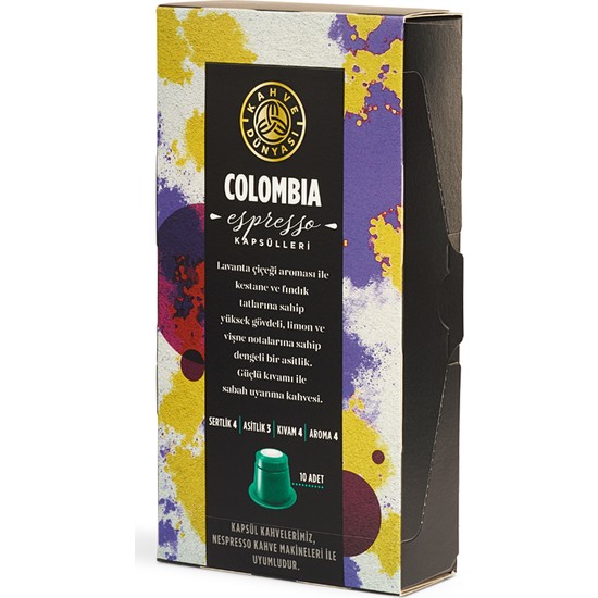 Kahve Dünyası Kapsül Kahve Colombia 10�lu Fiyatı