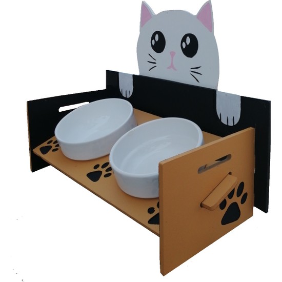 Nil Pet Porselen Kaseli Kedi Mama ve Su Standı Fiyatı