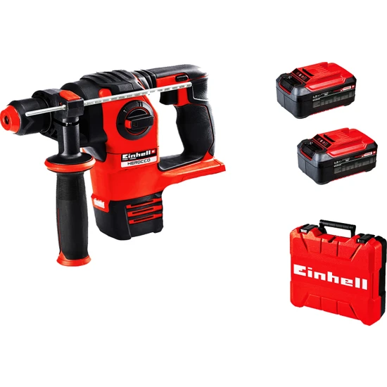 Einhell Herocco Pnömatik Akülü Kırıcı Delici + 18V 5,2AH Plus Çift Akülü Set