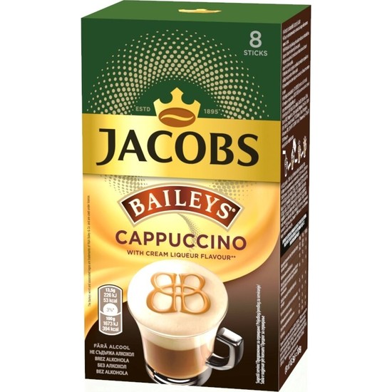 Jacobs Baileys Cappuccino Kahve (8X13,5G) 108G Fiyatı