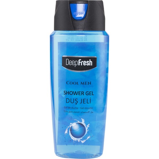 Deep Fresh Pratik Kapaklı Duş Jeli Cool Men 500 ml