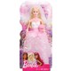 Barbie Gelin Bebek, Beyaz ve Pembe Elbiseli, Gelin Buketi ve Duvak ile Cff37