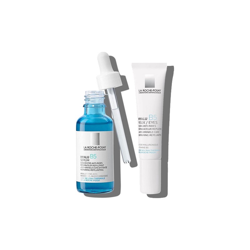 La Roche-Posay La Roche Posay Hyalu B5 Serum Set - Yüz Serumu ve Göz Kremi 2'li Ürün