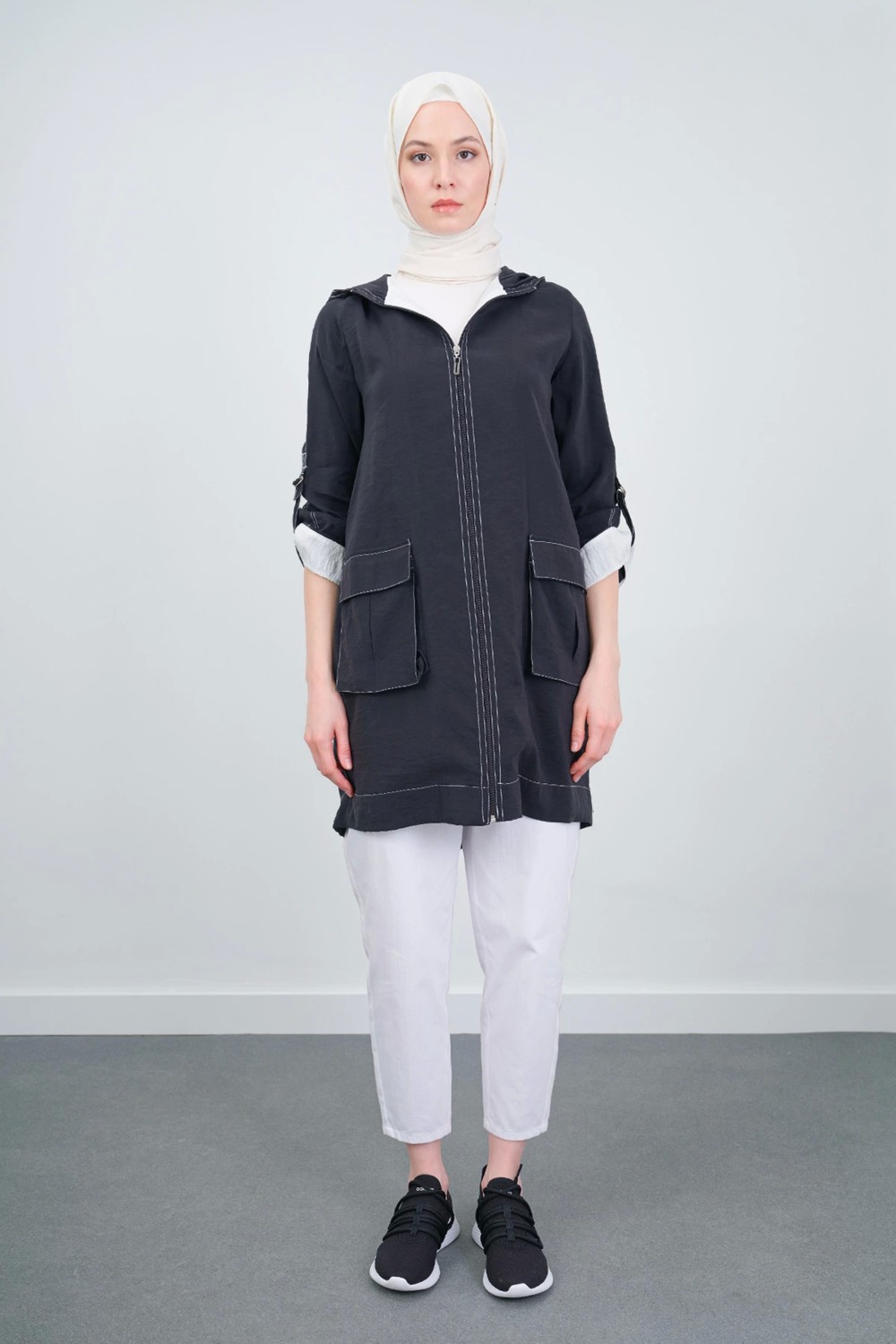 PUREVA Bambu Modal Spor Kap - Lacivert
