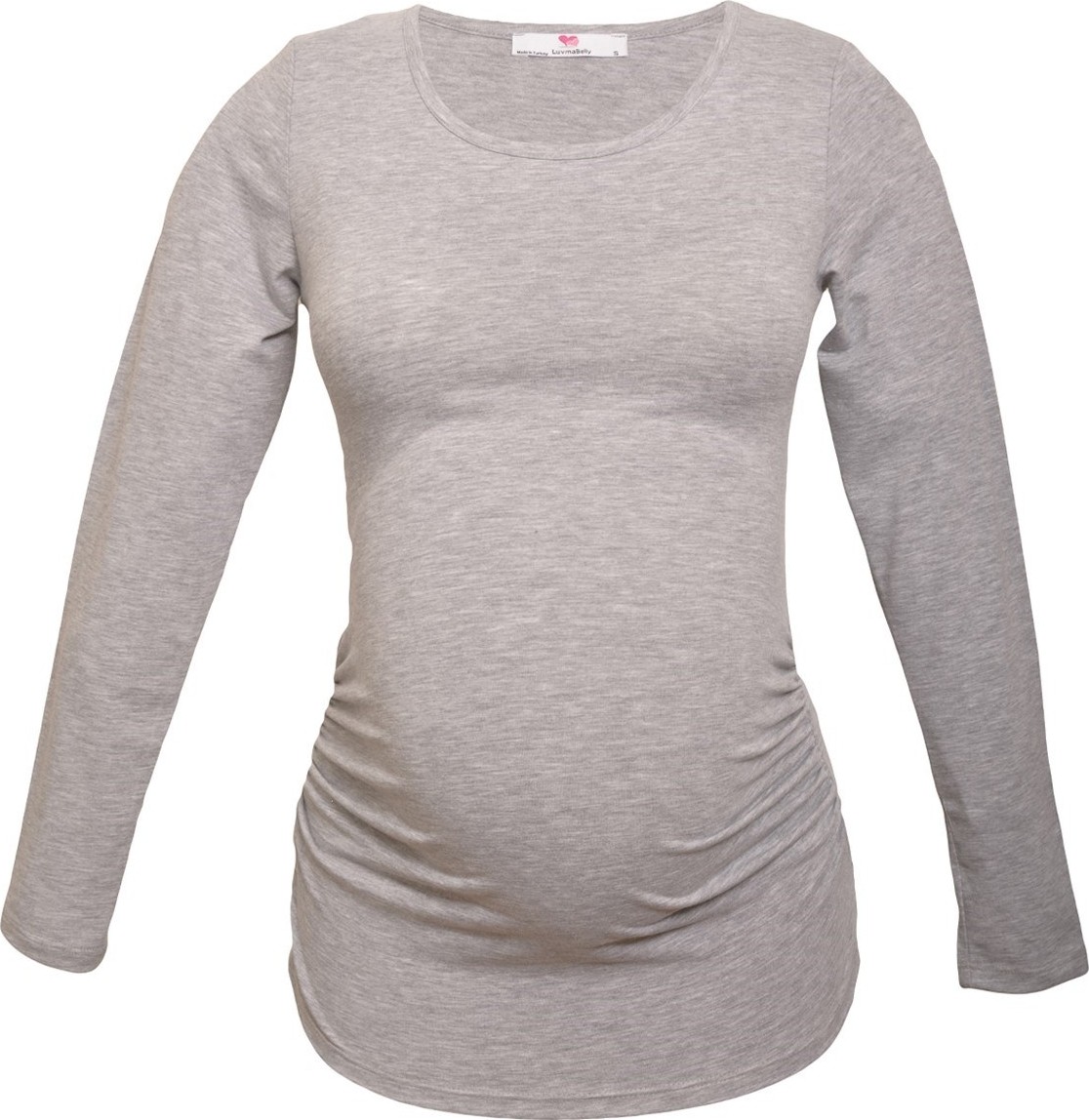 Luvmabelly 2301-2309 Pamuklu Uzun Kollu Hamile T-Shirt